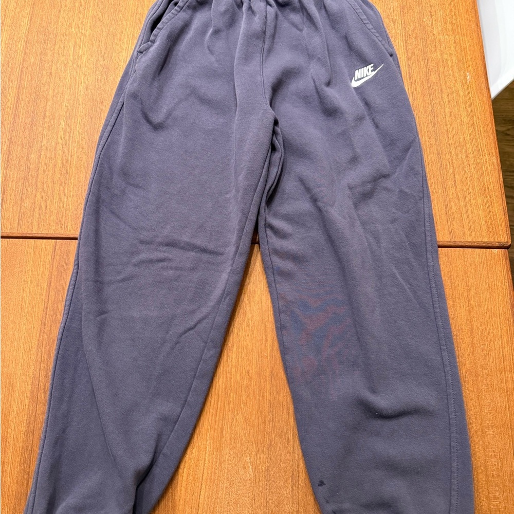 Nike Kids Charcoal/Dark Purple Joggers